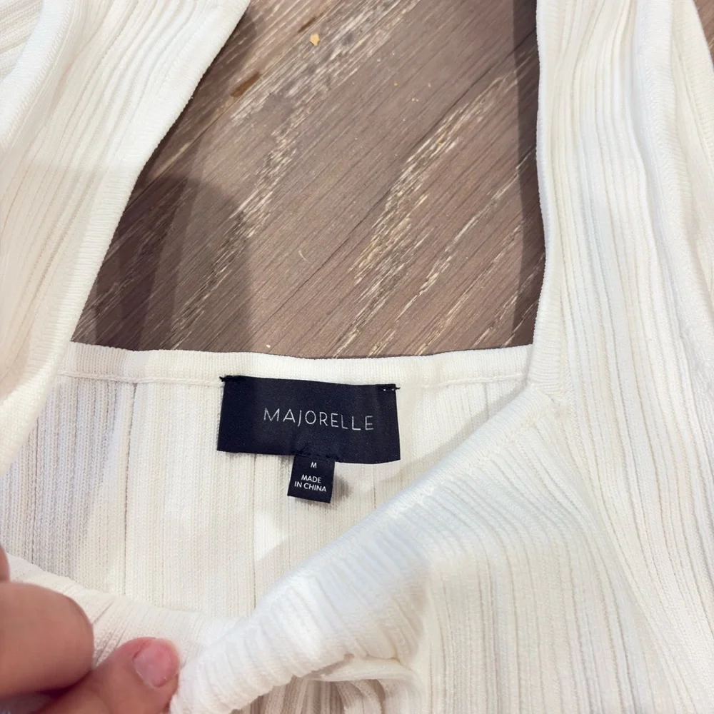 MAJORELLE Mini dress in Ivory - Picture 3 of 6
